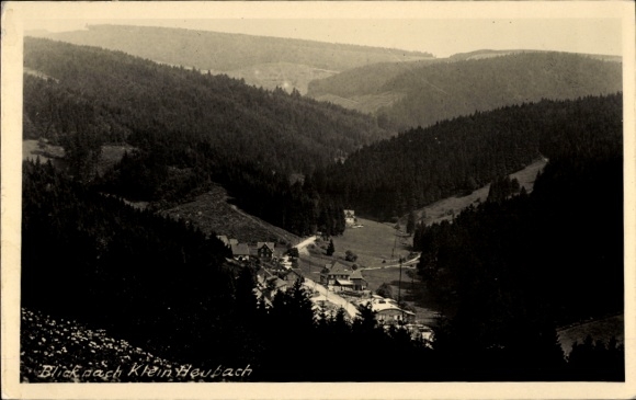 Postcard Heubach Masserberg in Thuringia, Panorama