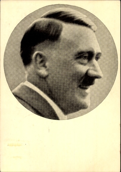 Postcard Führer and Reich Chancellor Adolf Hitler, Men of the Time 91