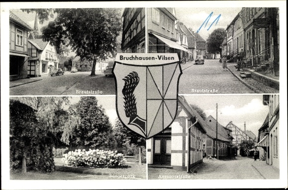 Coat of arms PC Bruchhausen Vilsen Lower Saxony, Brautstraße, Bürgerpark, Assesorstraße