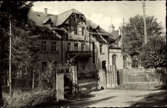 Ak Mehltheuer Rosenbach im Vogtland, Ferienheim des Reichsbahnamtes Leipzig