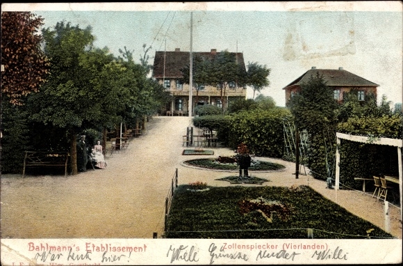 PC Hamburg Bergedorf Vierlande Kirchwerder Zollenspieker, Bahlmann&#39;s establishment