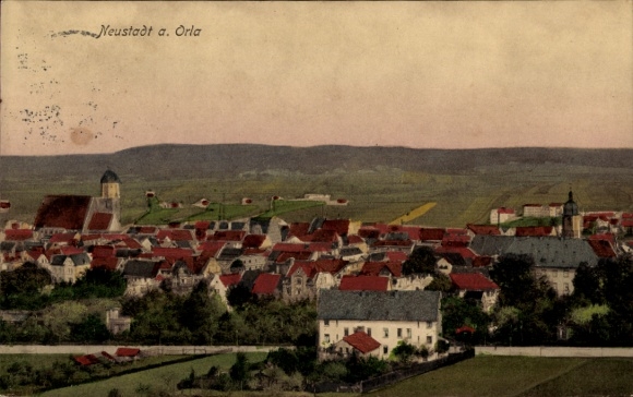 Ak Neustadt an der Orla, Gesamtansicht