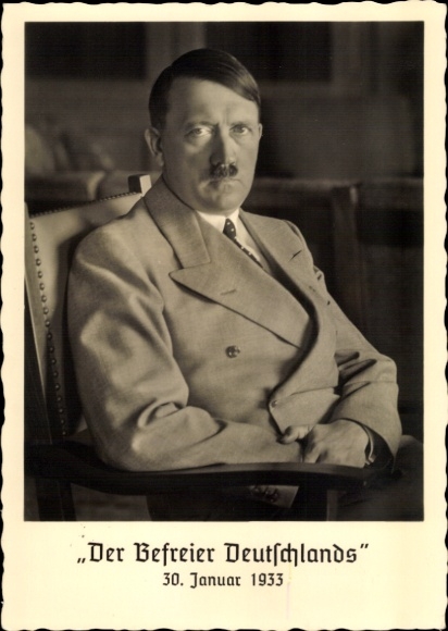 KP Führer i kanclerz Rzeszy Adolf Hitler w swoim domu w Obersalzbergu, wyzwoliciel Niemiec