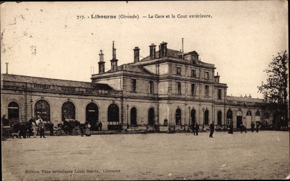 PC Libourne Gironde, train station