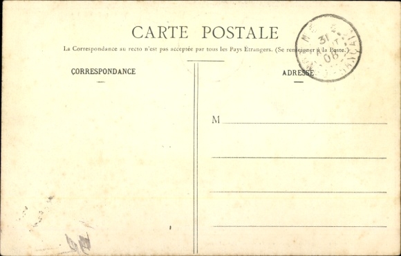 Postcard Brazzaville French Congo, Kinshassa train station