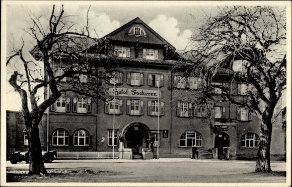 Postcard Freilassing in Berchtesgadener Land Oberbayern, Hotel Föckerer, owner F. Rauchegger