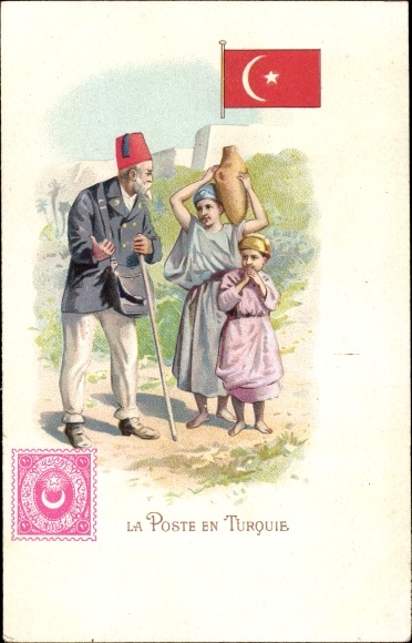 Stamps Chromo-Litho Türkiye, La Poste en Turquie