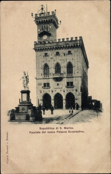 Ak San Marino, Facciata del nowy Palazzo Governativo