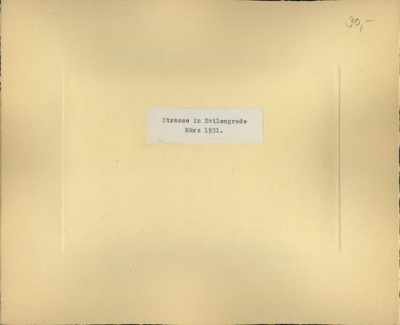 foto Svilengrad Bulgarije, straatbeeld, maart 1931