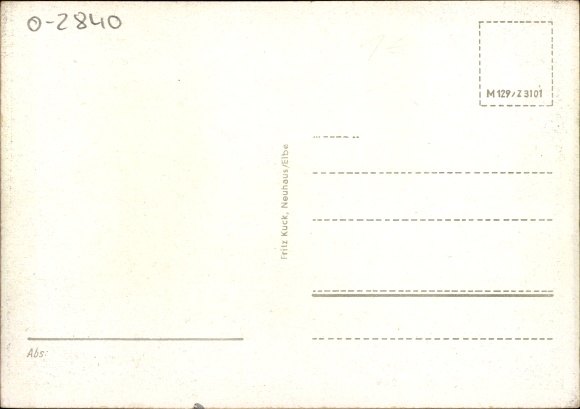 Postcard Neuhaus an der Elbe, Rosengartenweg