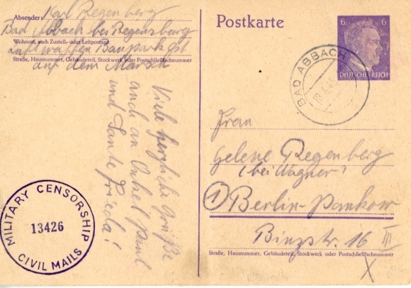 P 299 I Rollover Bad Abbach 18 kwietnia 1945, cenzura