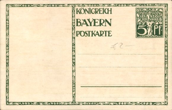 Postal stationery artist Postcard Diez, M., Prince Regent Luitpold of Bavaria, 1821 to 1911, carriage
