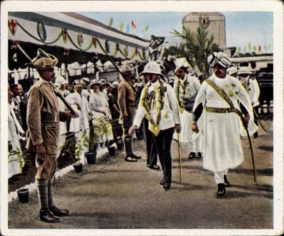 Collector's picture The post-war period No. 159 Feb. 1931 Prince of Wales as a traveling salesman, Calcutta