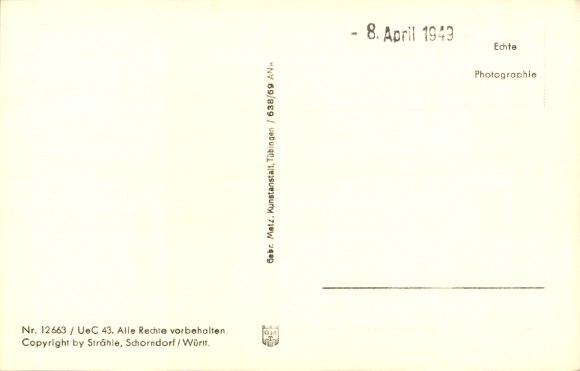 Postcard Böblingen in Württemberg, aerial photograph, Sanatorium Schönbuch