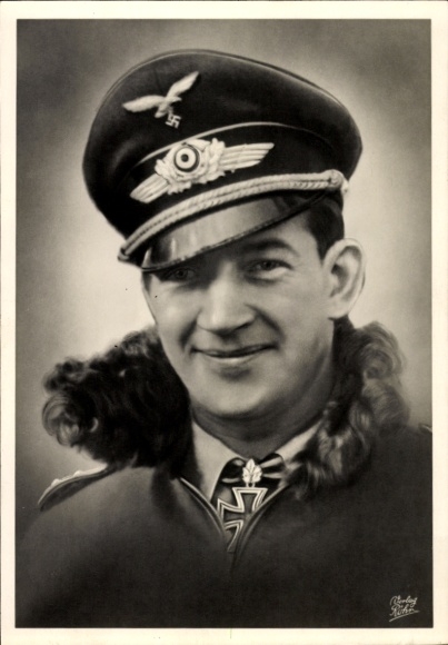Foto Ritterkreuzträger Hermann-Friedrich Joppien, Eichenlaub, Luftwaffe