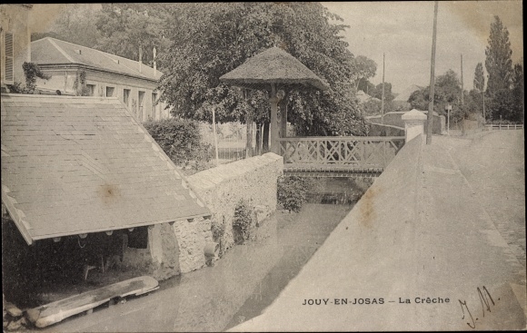 Postcard Jouy en Josas Yvelines, La Creche