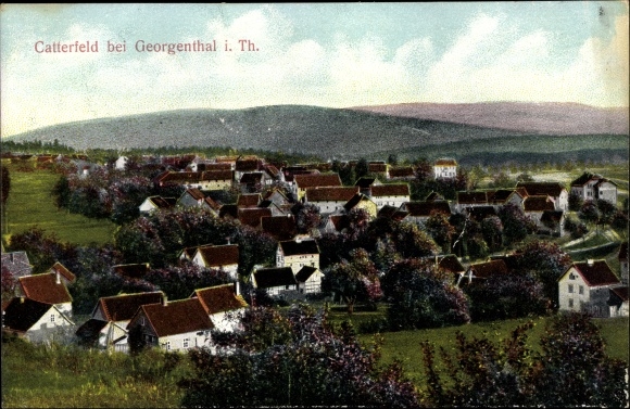Ak Catterfeld Leinatal in Thüringen, Gesamtansicht