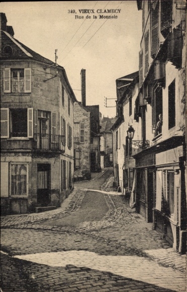 CPA Clamecy Nièvre, Rue de la Monnaie