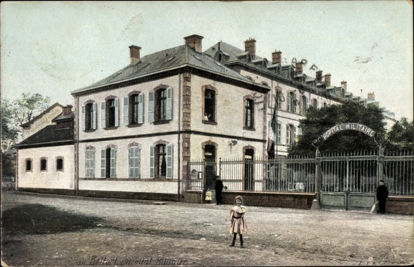 Postcard Belfort Beffert Beffort Territoire de Belfort, L&#39;Hopital Militaire