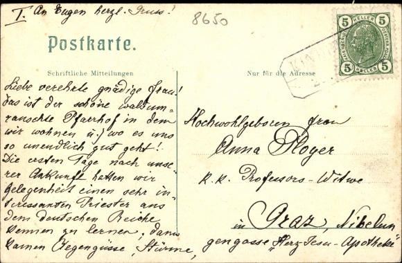 KP Kindberg Styria, Kalwaria, kaplica, budynek, linia kolejowa