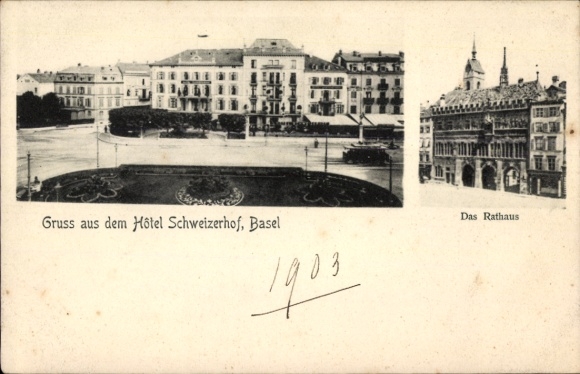 KP Basel City Szwajcaria, Hotel Schweizerhof, Ratusz