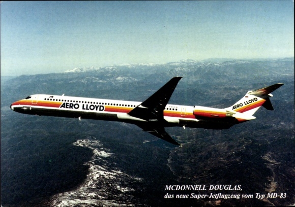 KP McDonnell Douglas MD-83, Aero Lloyd, samolot pasażerski