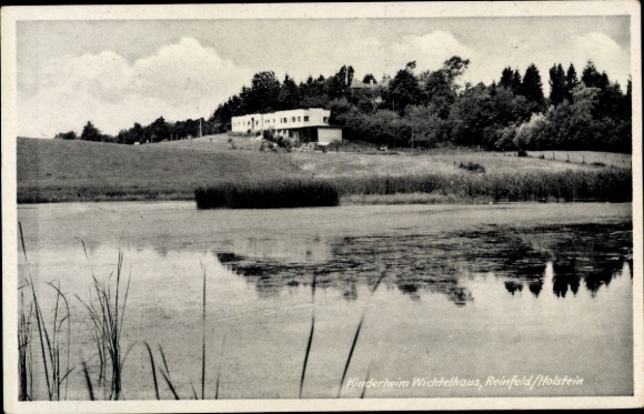 Postcard Reinfeld in Holstein, Wichtelhaus children's home