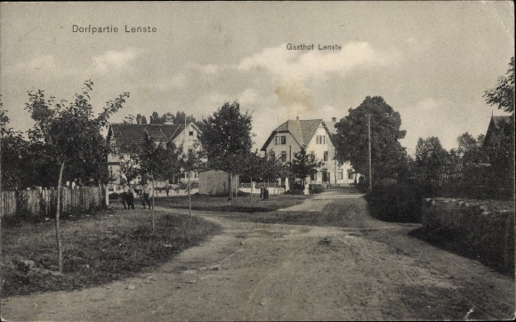 PC Lenste Grömitz in Ostholstein, partial view with inn