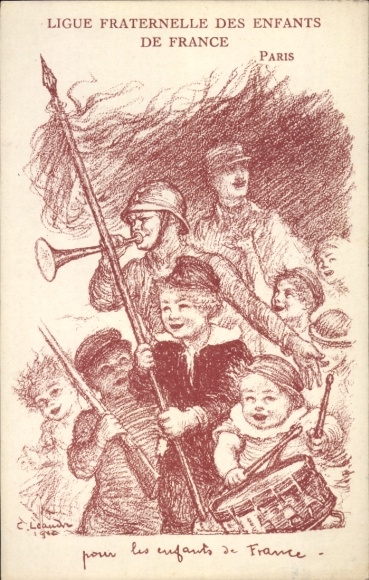 Artysta KP Ligue Fraternelle des Enfants de France, Dzieci Francji