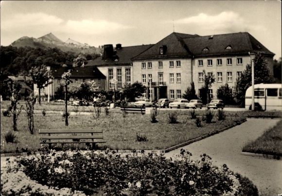 Ak Oelsitz in Sachsen, Clubhaus Hans Marchwitza