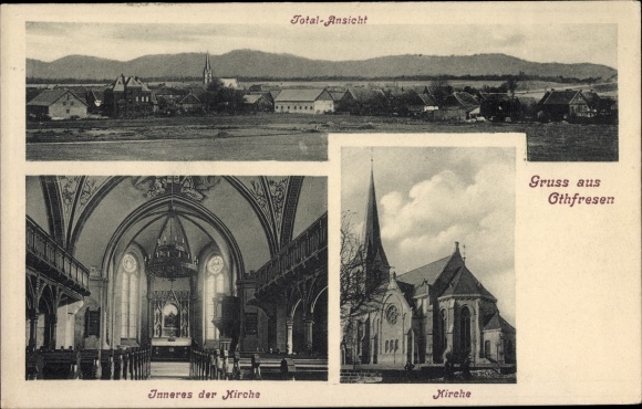 PC Othfresen Liebenburg am Harz, total view, church, inside and outside