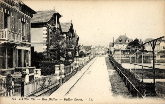 Ak Cabourg Calvados, Rue Didier