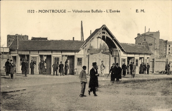 Ak Montrouge Hauts de Seine, Velodrom Buffalo, Eingang