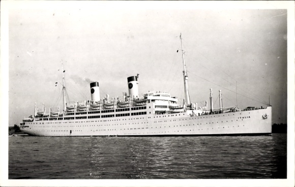 Ak-passagiersschip MS Italia, Home Lines