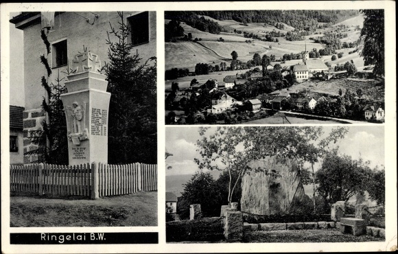 Ringelai in het Neder-Beierse district Freyung Grafenau, oorlogsmonument, Schlageter-gedenkteken