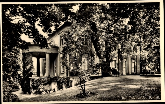 Postcard Bad Freienwalde an der Oder, Castle