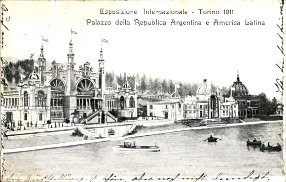 PC Torino Turin Piemonte, Esposizione Internazionale 1911, Palazzo della Republica Argentina