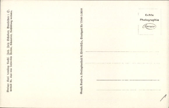 Postcard Beerfelden Oberzent in the Odenwald, aerial photograph