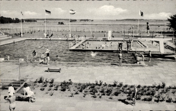Ak Leck in Nordfriesland, Schleswig, Schwimmbad