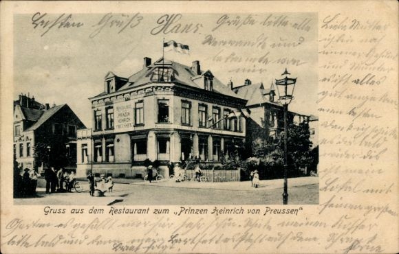 Ak Kiel, Restaurant zum Prinzen Heinrich von Preußen