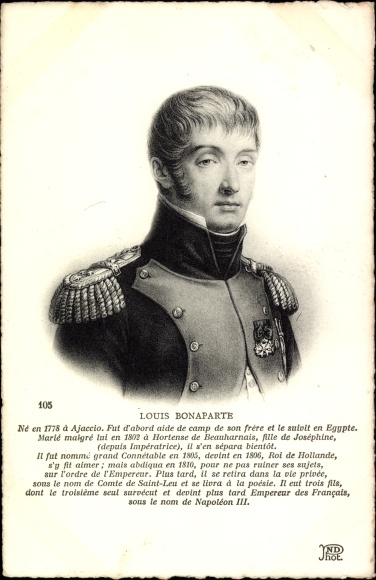 KP Ludwik Bonaparte, Empereur de Francais, Napoleon III, portret