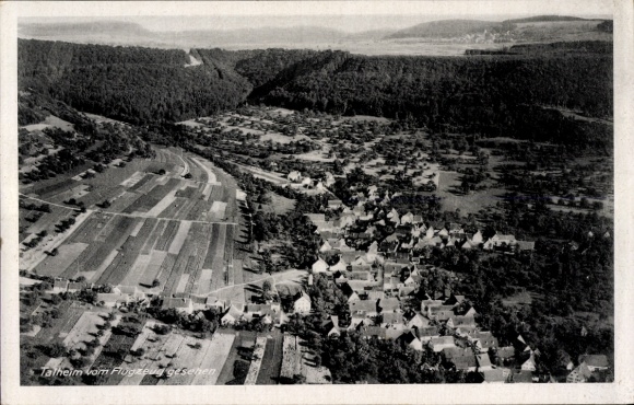 Ak Talheim Mössingen in Württemberg, luchtfoto