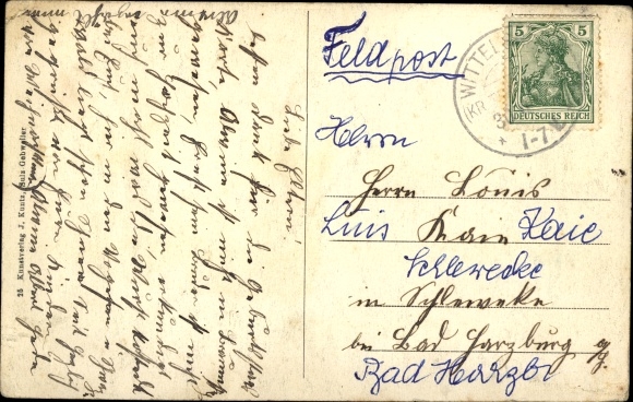 Postcard Altmünsterol Montreux-Vieux Elsass Haut Rhin, German French border, Alsatian, spinning wheel