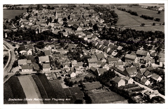 KP Stadecken Elsheim w Rheinhessen, zdjęcie lotnicze