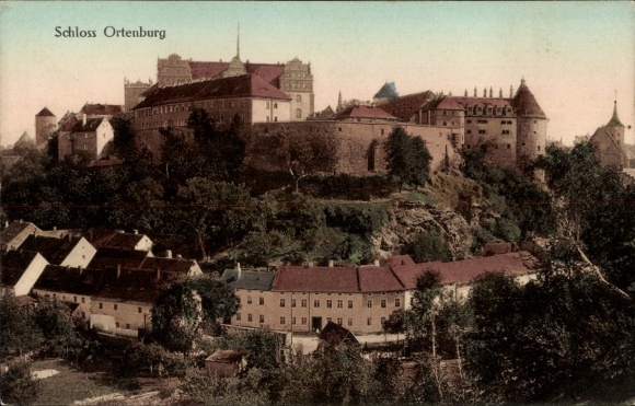 Postcard Ortenburg Lower Bavaria, Ortenburg Castle