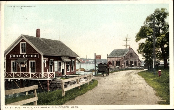 PC Gloucester Massachusetts USA, Post Office, Annisquam