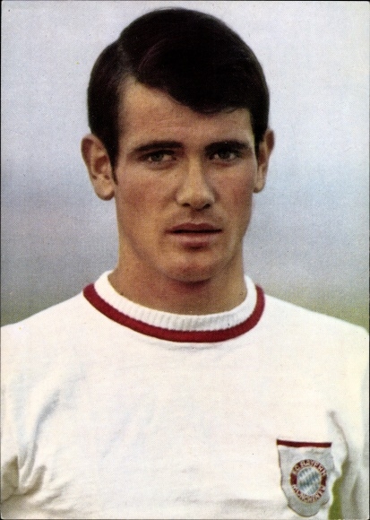 PC footballer Rudolf Nafziger, FC Bavaria Munich, Aral collection picture