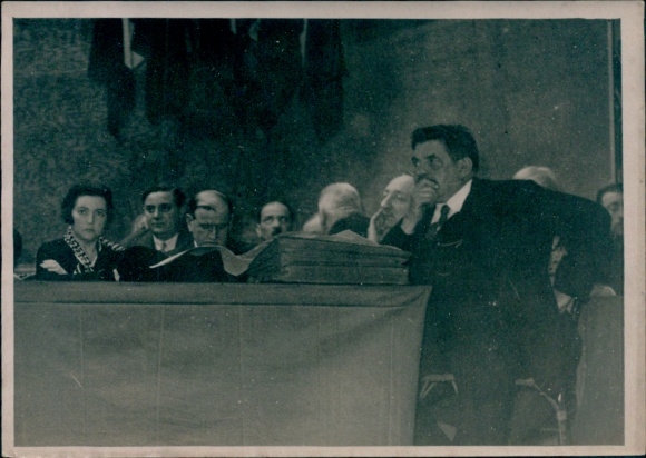 Photo Toulouse Haute Garonne, Au Congress Radical de Poulous, Georges Bonnet
