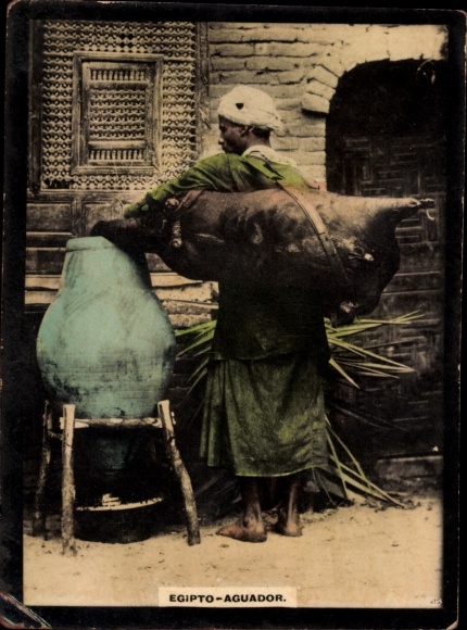 Photo Egypt, Aguador, Water Carrier