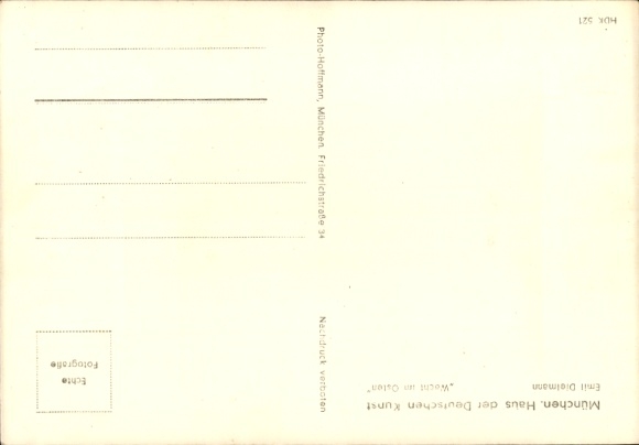 Artist Postcard Dielmann, Watch in the East, Infantry with white snow shirt, Wehrmacht, HDK 521